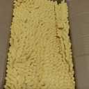 OLANLY Bathroom Rugs 30x20, Extra Soft Absorbent Chenille Bath Rugs, Rubber Backing Quick Dry, Machine Washable Bath Mats for Bathroom Floor, Tub and Shower, Home Decor Accessories, Yellow