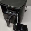 Chefman Air Fryer 4 QT Compact Airfryer for Quick & Easy Meals in Minutes, Features Hi-Fry Technology for Extra Crisp, Touchscreen Controls with 4 Presets, Nonstick & Dishwasher Safe Basket - Black