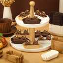 Mifoci 600 Pcs Mini Oval Cupcake Papers Disposable Brownie Baking Cups Cake Loaf Pan Liners Boat Shaped Muffin Cupcake Wrappers for Weddings Birthdays (White Brown Coffee)