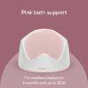 Angelcare Baby Bath Support (Pink) | Ideal for Babies Less than 6 Months Old