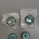 Zonon 4 Pieces Turquoise Western Phone Grip Charm Teardrop Flower for Holder Ring Expandable Collapsible Phone Stand for Smartphones and Tablets(Classic Style)