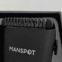 MANSPOT Manscape Groin & Body Hair Trimmer for Men, Electric Ball Pubic Trimmer Shaver,Manscape Kit with 4 Guard,Replaceable Ceramic Blade Heads,Waterproof Wet/Dry Shaver,90 Minutes Shaving (Black)