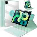 OYEEICE for iPad Pro 11 inch Case with Keyboard - Detachable Backlit Keyboard, Upgraded Magnetic Cover with Pencil Holder for iPad Air 5th Generation, iPad 10.9 inch & iPad Air 4th Gen - Green