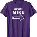 I'm with Mike Funny Group Halloween Costume T-Shirt, Size XL