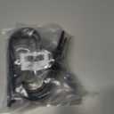 2 x Christmas Stocking Hooks,Non Slip Vinyl Coated Stocking Holder for Mantle Set of 4 Pack, Black Metal Stocking Hanger with Rubber Coated Stocking Hooks for Christmas Party Decorations