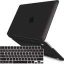 IBENZER Compatible with MacBook Pro 16 Inch Case 2026 2025 2024 2023 2022 M4 M3 M2 M1 A3403 A3186 A2991 A2780 A2485 Pro Max for Mac Pro 16,HardshellCase&KeyboardCover,Black, T16X-BK+1