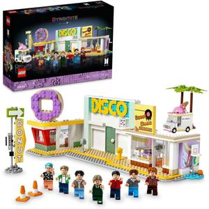 LEGO Ideas BTS Dynamite Birthday Present 21339 Dynamite Adult LEGO Goods Toy Block Present Music Music Boys Girls Adults