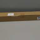 TONIAL 1 Inch Double Curtain Rods 36 to 72 Inches (3 to 6ft), Heavy Duty Decorative Drapery Rod for Windows 24 to 68 Inches (2 to 5.7ft) with Small Cap Finial, Black