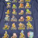 Mario Kart Character Stacks T-Shirt, 2XL, Navy Blue