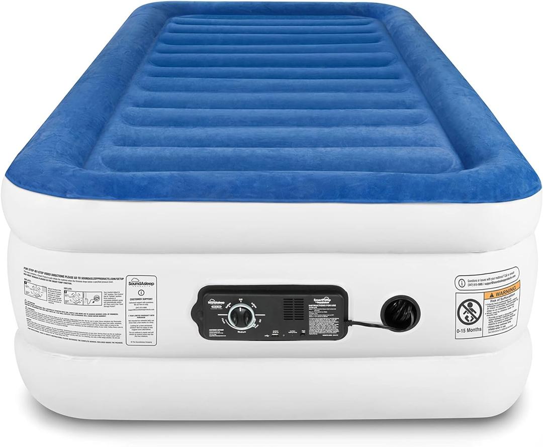 SoundAsleep Products CloudNine Series Air Mattress Includes Dual Smart Pump Technology - Twin XL Size