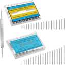 720 Pcs Spring Bar, 8-25mm Watch Band Pins Replacement Kit, Stainless Steel Watch Link Pins, Watches Accessories for Any Watchmaker or DIY Enthusiast