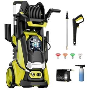Pressure Washer with 4 Quick Connect Nozzles