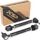 KSP Heavy Duty Tie Rod Ends Kit for Silverado Sierra 2500 3500 2001-2010 4WD, 0-6" Adjustable Tie Rod Kits Compatible With Chevy GMC, 2pcs Lower Tie Rod Kit Repalce OE Inner and Outer Tie Rod Assembly