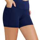 baleaf Women's 8"/ 5"/ 3" Biker Shorts High Waist Yoga Workout Gym Running Volleyball Spandex Shorts with Pockets Size L
