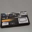 Real Carbon Fiber License Plate Frame, 100% Pure Carbon Fiber Frame, Black License Plate Holder Cover with Screw Caps, Anti-Vibration Pads(Twill 4 Hole-Silver)