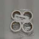 32 Yards Hem Tape, 0.75 INCH 4 Rolls Iron on Hemming Tape, Adhesive No Sew Hemming Tapes for Pants Curtains Dresses Clothes Fabric Crafting Projects (White)