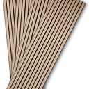 Kieacia Peel and Stick Oak Wood Wall Panels (4 Pack) - High-Density Wood Veneer, Sound Absorbing, Modern Walnut Finish, 47.2 x 11.8 x 0.2 Inches