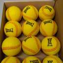 Soft Foam Baseballs for Kids - 12 Pack Practice Balls for Beginners