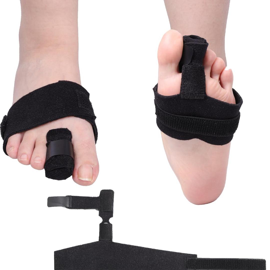Toe Splint for Broken Toes Support, Toes Brace for Fracture Fixation,Sports Sprains,Injuries, Fracture Toes Protector for Second Toe to Pinky