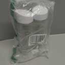 OXO Good Grips Precision Pour Glass Dispenser Set, 2 Piece Oil & Vinegar Set, Clear, White