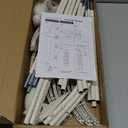 Garden Obelisk Trellis for Climbing Plants Outdoor 6 Ft Rose Bush Round Trellis for Pots Rustproof Metal Plant Flower Trellises for Clematis Vine Jasmine Support Outdoor Indoor (White)