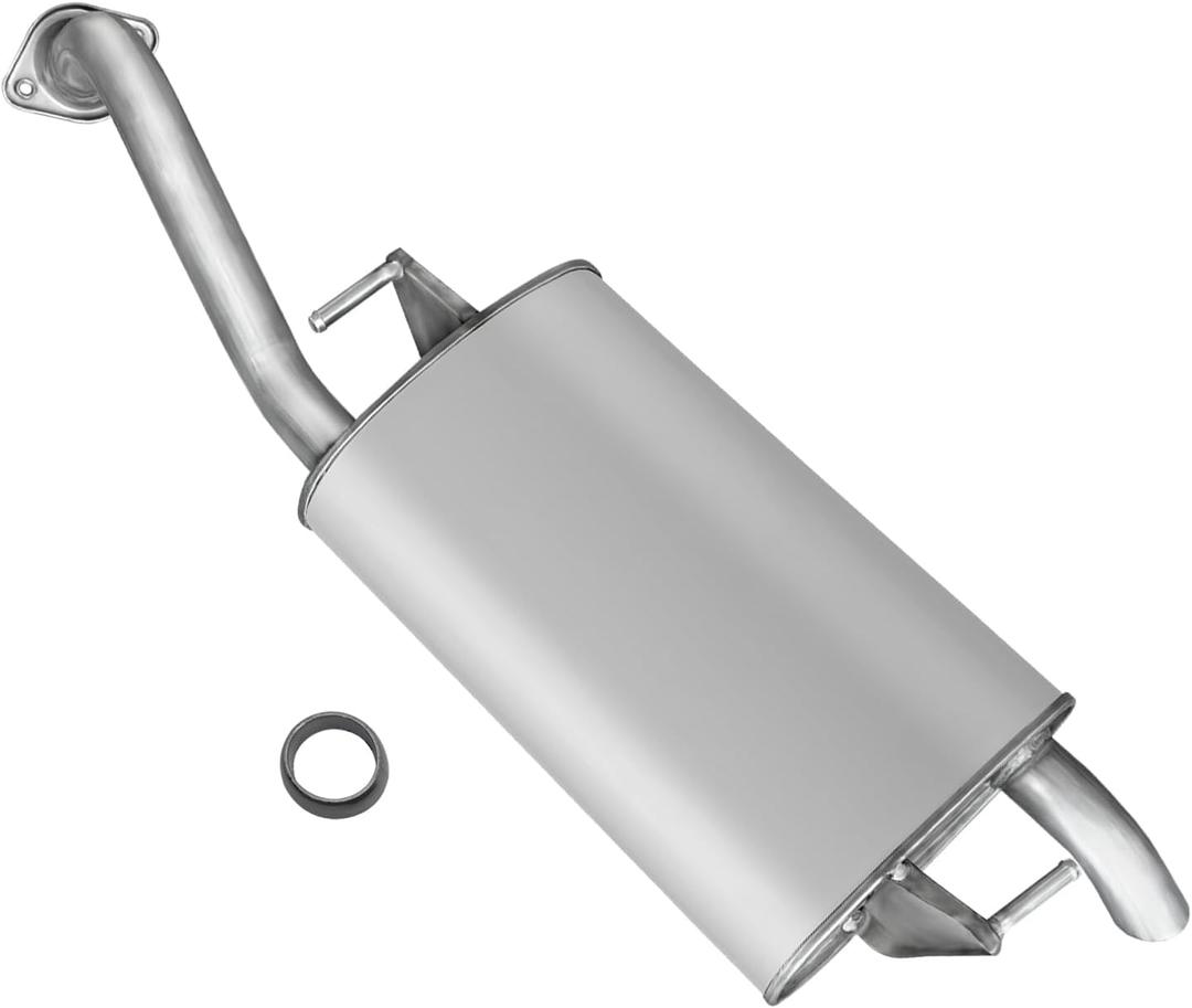 Rear Exhaust Muffler Compatible With 2009-2013 Toyota Corolla Muffler Exhaust