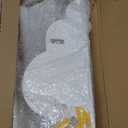 Yirilan 4-Pack Scalloped Shelves, Nursery Shelves for Wall, Floating Nursery Book Shelves for Kids, White