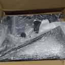 Keyboard Tray Under Desk - Full Metal Slide Out Holder, Rust-Resistant & Scratch-Proof, Double C-Clamps, 26x13" Tray for L Shape/Regular Desks, Standing/Sitting Workstation(Black)