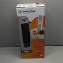 Comfort Zone Ceramic Tower Space Heater, 1500W Portable Electric Heater with 80° Oscillation, Digital Controls & Remote, Tip-Over & Overheat Protection, Indoor Heater for Home, Office & Bedroom