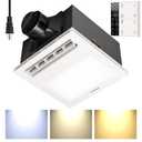 VIVOHOME Bathroom Exhaust Fan with Light, 160CFM Humidity Sensor & 3CCT LED