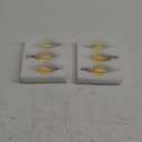 Sailstar E12 LED Candelabra Bulbs Dimmable, 60 Watt Equivalent 3000K Warm White Chandelier Light Bulbs, 4W Filament Candle LED Bulbs, Flame Tip, 500 Lumen, Pack of 6