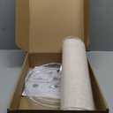 Plug in Pendant Light, 15 FT Hanging Lamp with Plug in Cord, On/Off Switch, Pendant Lighting with Fabric Shade, Hanging Light Fixture for Living Room, Bedroom, Dining Room, Kitchen (Beige)