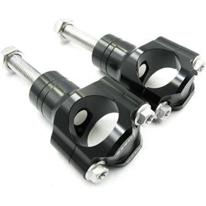 OTOM Motorcycle Handlebar Clamp CNC Aluminum Alloy Bar Clamps 28mm or 1 1/8" For CR WR KXF RMZ CRF HandleBar Riser (Black, 10mm)