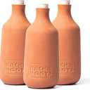 Back to the Roots Self-Watering Terracotta Olla Pot (Pack of 3), 700mL Provides 1 Week of Precision Watering