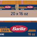 Barilla Whole Grain Linguine Pasta, 16 oz. Box - Non-GMO Pasta Made With 100% Whole Grain Durum Wheat - Great Source of Fiber (Pack of 20)
