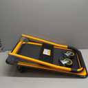 MaxWorks 80876- Foldable Platform Truck Push Dolly 330 lb. Weight Capacity Black and Yellow 28.75" x 18.75" x 33"