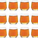 Vikko 3.25 Ounce Shot Glasses, Set of 12 Small Liquor and Spirit Glasses, Durable Tequila Bar Glasses For Alcohol and Espresso Shots, 12 Piece Shooter Glass Set (LAL)
