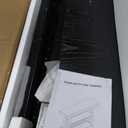 Tribesigns Black Large Home Bar Unit, 2-Tier Mini Bar Table Height Pub Table with Footrest, 63-Inch Modern Coffee Bar Cabinet for Home Kitchen, Bistro, Dining Room, Living Room