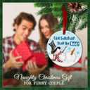 3 x Funny Snowman Christmas Ornament 2025 - Hilarious Holiday Tree Decoration, Gift for Friends, Funny Office Xmas Decor, White Elephant Gift Idea for Men & Women