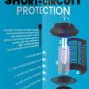 Bug Zapper, 4200V High Power Electric Mosquito Zapper for Outdoor and Indoor, Waterproof Efficient Bug Zapper for Home Kitchen Patio Camping