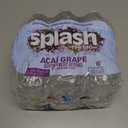SPLASH REFRESHER Flavored Water Bottles, Acai Grape Flavor - 6-Pack, 16.9 Fl Oz - Refreshing Flavored Bottled Water with Electrolytes - Zero Sugar & Zero Calories, Expiry: 08/05/26