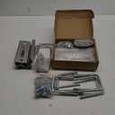 Boat Trailer Bunk Brackets, 8" 8 PCS Galvanized Swivel Top Bunk Bracket Kit with Hardware, Suitable for 1.5" x 3", 2" x 3", 3" x 3" Boat Trailer Crossmember by MCCKLE