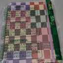 Planner 2026-2027, Academic Year Monthly and Weekly Calendar Planner, Jul 2026 - Jun 2027, Hardcover Teacher Student Planning Agenda book with Tabs, Perfect for School Office Supplies, 6.3" x 8.5" - Checkered