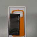 GRECAZO Magnetic Ultra Thin Frosted Designed for iPhone 17 Pro Frameless Case 6.3 inch [Compatible with MagSafe] Slim Minimalist Lightweight Matte Hard Cover Protective Borderless Case- Orange