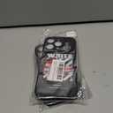 2 x Compatible with iPhone 15 Pro Case for Boys Cool Sports Basketball Shoes Style Phone Cover Soft Silicone Funny Pattern TPU Shockproof Protective Case (6.1 inch) (Black)