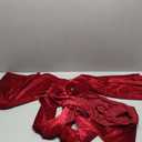 Big Wall Bow Decorations 39 x 72 Inch Giant Birthday Party Decor Ribbon Hanging Tie Bow Decor for Coquette Party Baby Shower Wedding Bridal Bachelorette Supplies(Red,Velvet,Weeding)