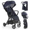 Inglesina Quid 2 Stroller - Midnight Blue - Ultra Compact Lightweight Travel Stroller, Babies and Toddlers, Airplane Overhead, Foldable, Reclining Seat, Collapsible Canopy, 3 Months - 50 lbs, BPA Free