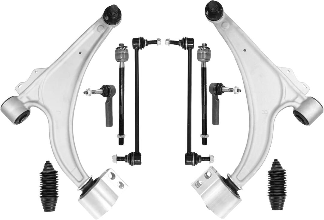Control Arm, Front Suspension Kit Sway Bar Tie Rod Boot