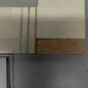 Cruiser’s Cache | White Bone Inlay Photo or Picture Frame | Brass Inlay 5x7, Missing Small Corner Piece