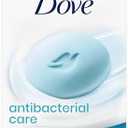 Dove Beauty Bar Soap Antibacterial Care 6 Count For Clean, Moisturized Skin, Removes Bacteria 3.75 oz Exp. 08/2027